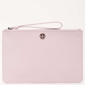NWOT Lululemon Pink Wristlet Clutch